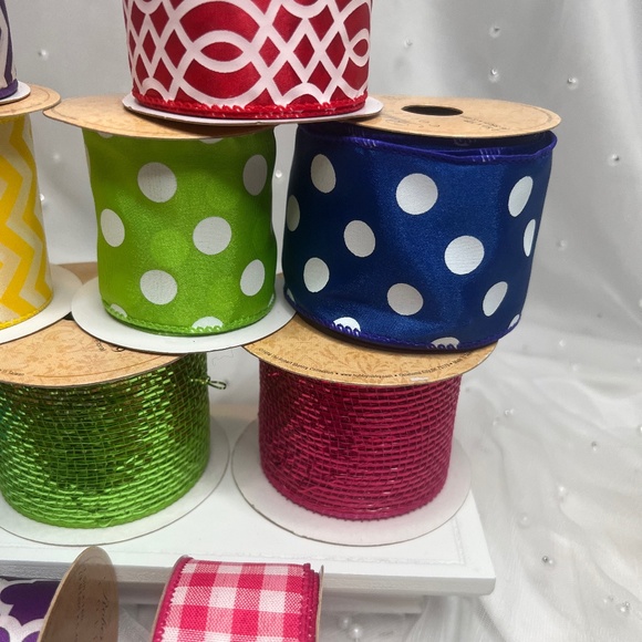 17 Rolls of Hobby Lobby Ribbon - Picture 5 of 7